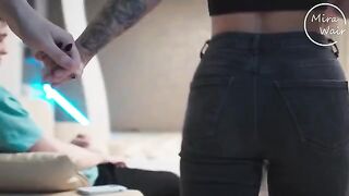 A husband watched his hot wife with another guy