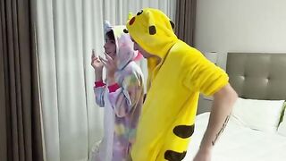 The cute girl was kneaded after making a TikTok video