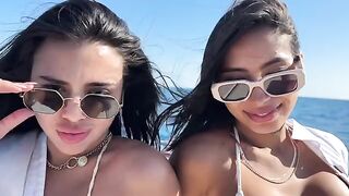 We seduced a boat captain to get his delicious cum, an exclusive outdoor thrill