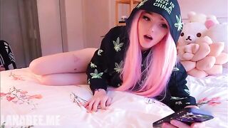 Found My Step Mom's PornHub and Stole Her Pink Panties to Play a Role