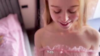 A young man helped his stepsister choose underwear for a date