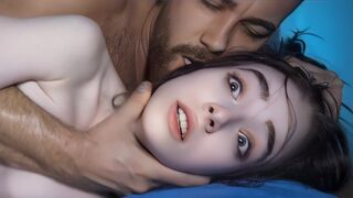Shy teen gets her pussy filled with cum by a big cock