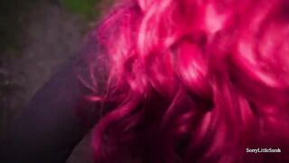 Babe from the forest, sexy Russian with huge ass, got banged and creampied