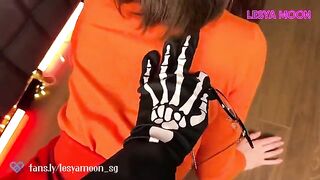 White Mask fucked Velma in nerdy cosplay on Halloween night