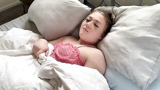 Cute teen plays hooky with her step dad in a steamy scene