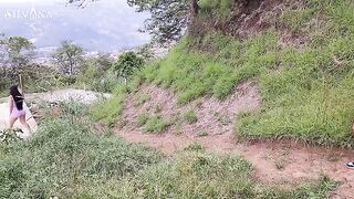 The spy sat for the fitness MILF Latina with big ass