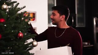 The Christmas surprise for the young couple was unforgettable