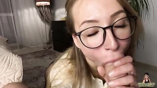 A hot young secretary got fucked hard by her boss after work
