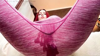 Fit girl Lina Moore squirts and fucks her ass hard