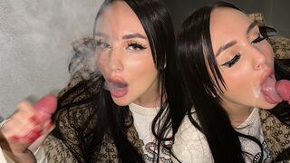 Girl makes a blowjob on the street and gets caught, fucking cheating!