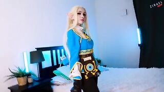 Zelda waits no more, she wants Link's cock in her wet pussy