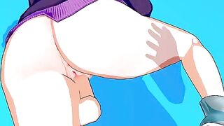Maki Zenin gets her pussy smashed by a huge cock in intense action