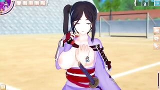 Game Koikatsu! ]Fuck big tits DanMachi Yamato Mikoto's 3D porn
