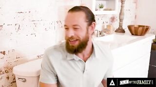 The annoyed stepbrother pushed his cock into Laney Grey’s pussy