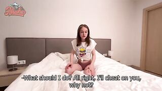 My husband cucked for money and got cum on his face