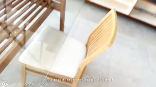 I fucked and came on my hot student-neighbor's naked pictures