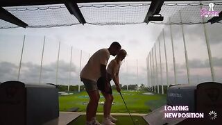A night date at the golf course ends with a passionate and intense encounter
