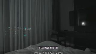Is it a dream? The stepson fucks the stepmom in the hotel room sharing room