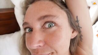 The couple enjoys a passionate and sensual afternoon of lovemaking