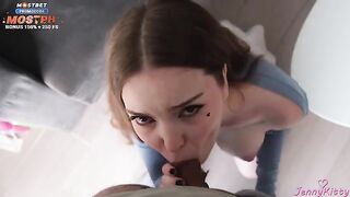 A young man has sex with his beautiful stepmom