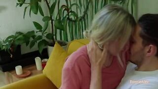 Non PIV Sex. A man gave a passionate handjob to his girlfriend
