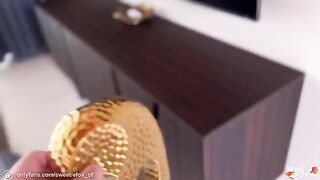 Appetizing girls have a sex training on the villa with a passionate coach