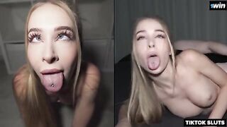 Petite teen Nata Ocean gets fucked hard on TikTok and it shows