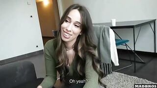A friend surprises us with a stunning woman and even experiences a thrilling DP!!!