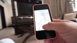 My stepbrother caught me showering, threatened to tell parents, and things got steamy
