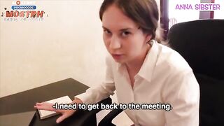 I can give you a blowjob, but I won't cheat on my boyfriend, featuring Anna Sibster