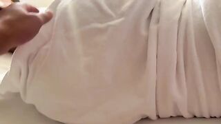 My stepdaughter and I went on vacation, and we had a single bed, it was on purpose
