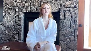 Redhead bridesmaid gets locked out, has no sex before wedding