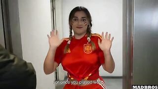 Hot Marta Villalobos getting fucked by BBC in parking lot