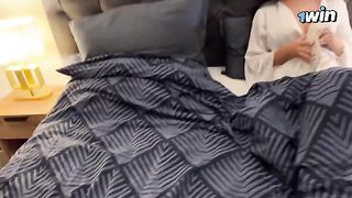 A stepson fucks his steaming-hot stepmom on a rainy night