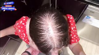 The guy is skeptical about the girl's first orgasm scream