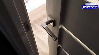 I was spying for my stepsister, she found out and gave me a blowjob