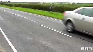 A juicy beauty got fucked on the haystack