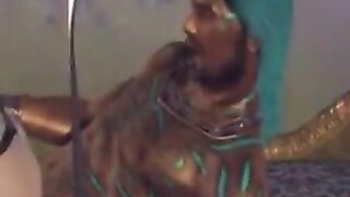 A cute brunette girl gets on a big dick and feels great