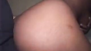 A sweet ass natural brunette with big tits gets fucked hard