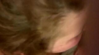 I put my cock in her mouth while she was with eggs