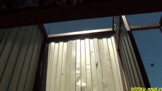 A woman was secretly filmed in a beach cabin, it’s not polite