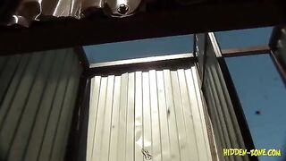 A woman was secretly filmed in a beach cabin, it’s not polite