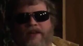 A gangbang with girls having sex with each other and guys, all getting a cumshot