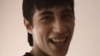 The young guy learned to caress the pussy of his girlfriend