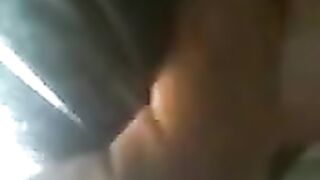 The guy pressed ass of girl on the bus too hard