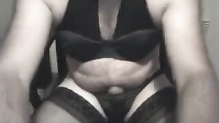 While jerking off, the second hand reaches for the ass hole