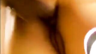 Asian beauty fucked by two men in her house, a steamy scene reminiscent of the intense threesomes often featured on MEN.com