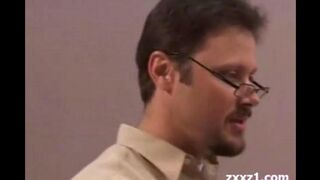 The teacher pushed the student into cancer and finished in her mouth
