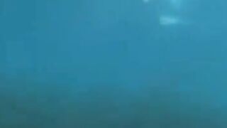 Aqualangists enjoy intense sex at the bottom of the sea