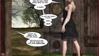 Lesbian sex in a comic strip, featuring passionate girls only action